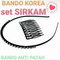 Gambar Bando Korea Hitam Mata Sirkam dari charlotte bowtique Kota Administrasi Jakarta Barat 3 Tokopedia