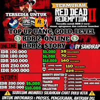 Jual CASH RDR 2 ONLINE | Red Dead Redemption 2 PC - 30LVL - Kota ...