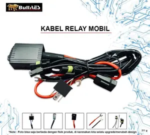 Kabel SET Relay SEKRING Hid LED BILED Mobil Merk AES