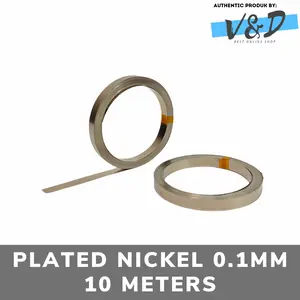 Nikel Strip Baterai 0.1mm x 5mm / Plat Nikel Welding