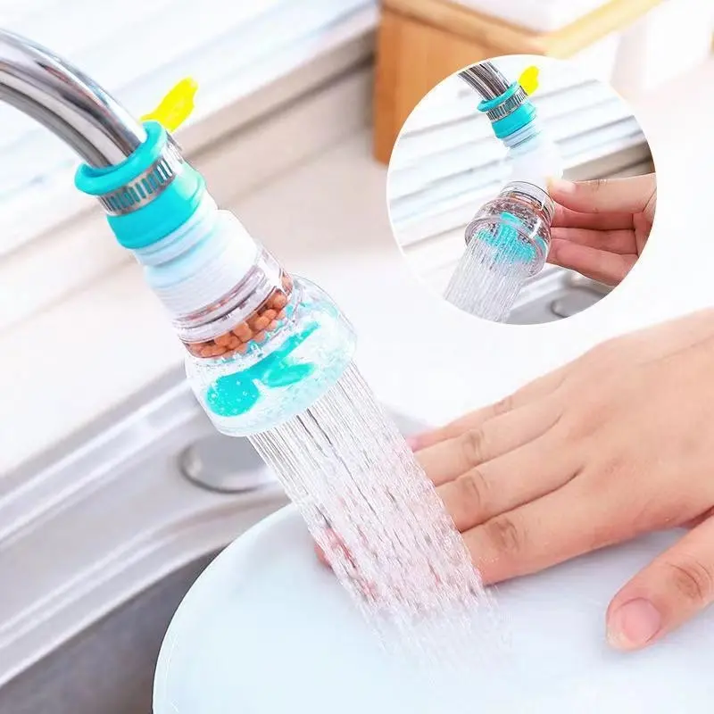 Sambungan Kran Air Putar + Batu - Saringan Kran Flexible - Filter Kran