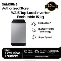 Gambar Mesin Cuci Samsung 15Kg Top Load WA15CG5745BYSE Ecobubble Inverter dari Bogor Solution Electronic Kota Bogor 2 Tokopedia