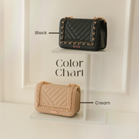 Gambar Alivelovearts Diva Korean Two Ways Sling Bags - Black dari Alivelovearts Kota Administrasi Jakarta Utara 2 Tokopedia