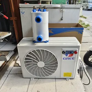 GREE Water Chiller 1pk Untuk Kolam Ikan Ice Bath Pendingin Air 750W Kapasitas 1500L Evaporator Titanium Anti Karat Cocok untuk Aquarium dan Spa