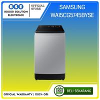 Gambar Mesin Cuci Samsung 15Kg Top Load WA15CG5745BYSE Ecobubble Inverter dari Bogor Solution Electronic Kota Bogor 1 Tokopedia