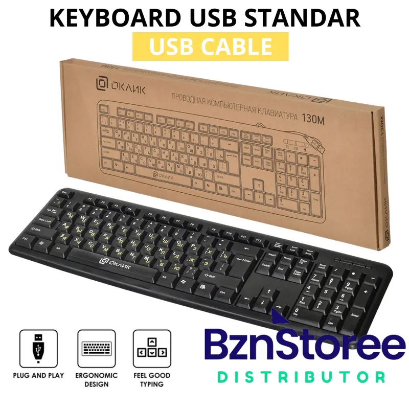 Keyboard USB standar / Keyboard murah / Keyboard Pc Computer / Standar 0