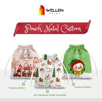 Gambar WELLEN PRINT – Cetak Pouch Serut Natal Custom / Print Drawstring Pouch Packaging Souvenir Hadiah Christmas - PCN 01 dari WELLEN PRINT OFFICIAL Kota Administrasi Jakarta Selatan 1 Tokopedia