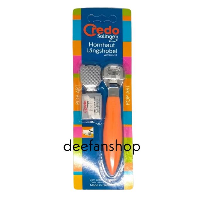 Gambar CREDO Set + Refil Pengikis Telapak kaki / tangan Pedikur dari Deefanshop Kota Administrasi Jakarta Timur Tokopedia