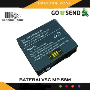 BATERAI / BATTERY / BATRE PRINTER BLUETOOTH VSC MP-58M 1500 MaH BARU