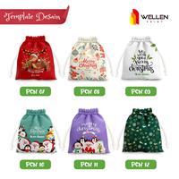 Gambar WELLEN PRINT – Cetak Pouch Serut Natal Custom / Print Drawstring Pouch Packaging Souvenir Hadiah Christmas - PCN 01 dari WELLEN PRINT OFFICIAL Kota Administrasi Jakarta Selatan 5 Tokopedia