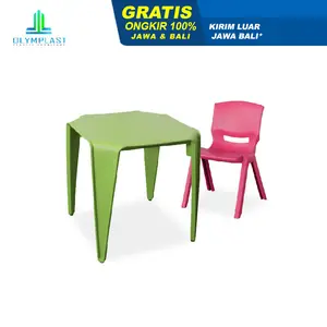 Olymplast Paket Hemat Meja Kursi Belajar Anak / 1OCT + 1OK305