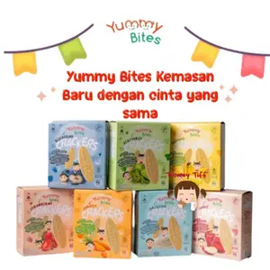 Yummy Bites Baby Rice Crackers ( 6mo+, diatas 6 bulan)