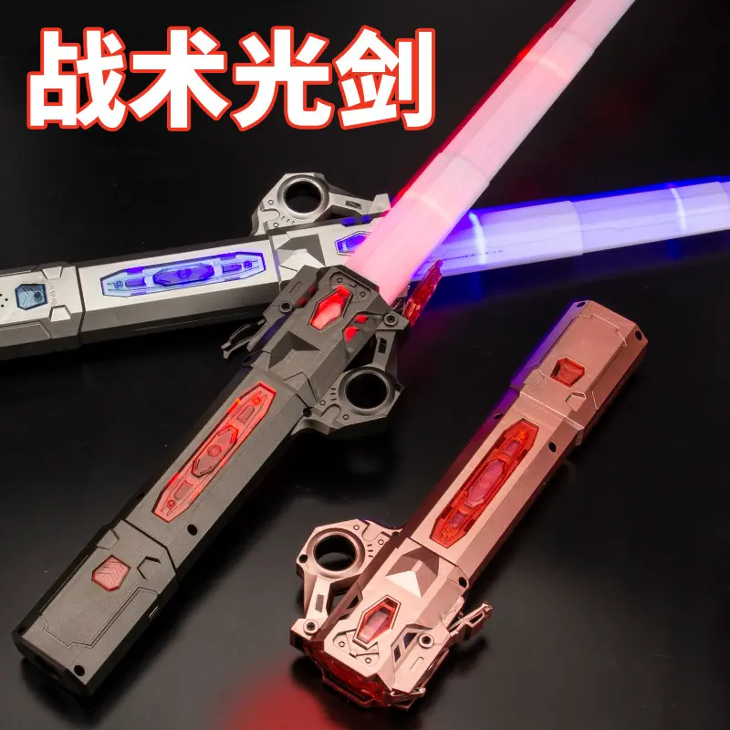 mainan pedang light saber nyala suara lightsaber bisa disambung LED 0