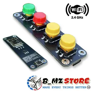 REMOTE ESP-12 Wifi 4 Tombol Wireless ESP8266 - Remote Timer