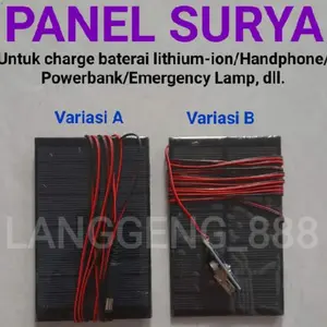 ( Panel Surya 6V - 200mAh (1Wp) ))