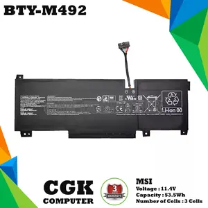 Baterai Laptop MSI Katana GF66 11UD 11UG 12UG 12UX GF76 11UE 12UD 12UG