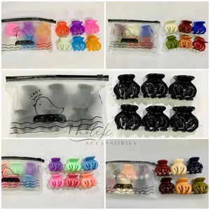 JEPITAN JEDAI 6 PCS FREE POUCH / SALON JEDAI BADAI / JEPIT RAMBUT JEDA