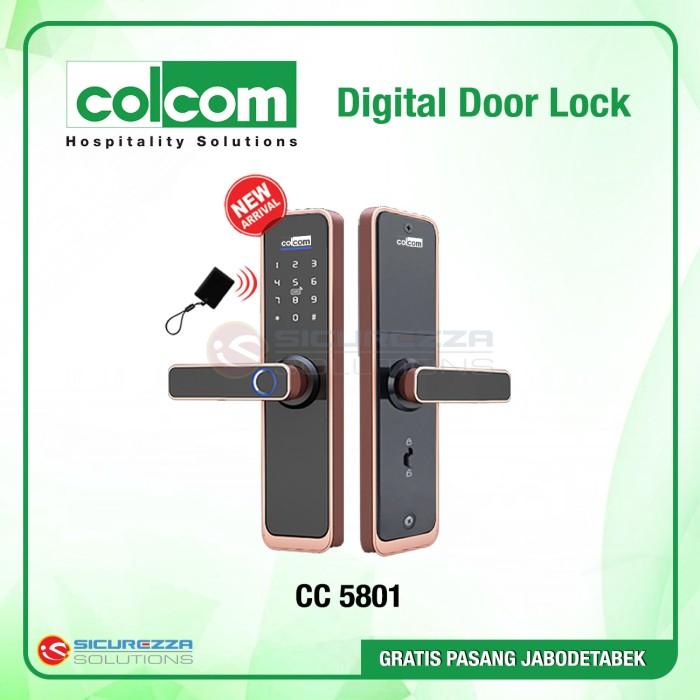 Gambar Colcom Smart Digital Door Lock CC-5801 Wifi dari Sicurezza Solutions Jakarta Pusat Tokopedia