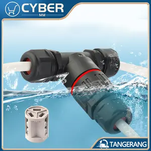 Wire Connector 3 cabang Konektor IP68 Waterproof T Shape CDF-200-3T