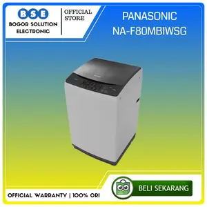 Mesin Cuci 1 Tabung 8kg Panasonic NA-F80MB1WSG 8 Kg NAF80MB1WSG