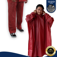 Gambar Jas Hujan Ponco Celana KHN Dewasa Sealing Press Anti Rembes - Hitam dari KHN Store Kab. Sumedang 1 Tokopedia