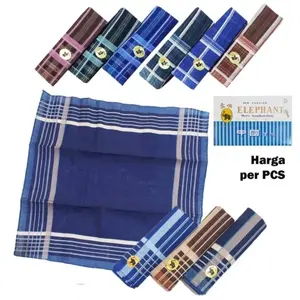 Sapu Tangan Pria Cotton Handkerchiefs Elephant