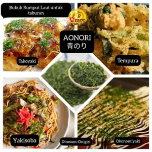 AONORI Bubuk Nori / Ao Nori Powder Rumput Laut Taburan Takoyaki / Seaw