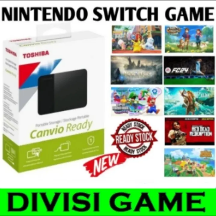Harddisk Eksternal HDD Eksternal Nintendo Switch Game