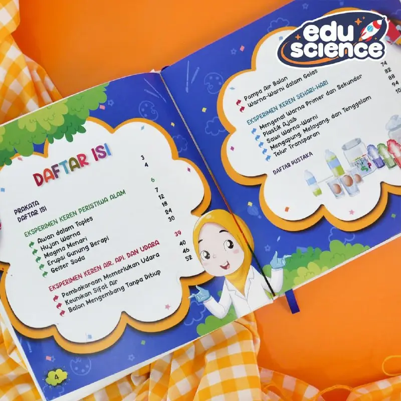 DM Bookstore - Buku Sains Anak Eduscience Eksperimen Keren untuk Anak Hardcover untuk Usia 6+ Tahun 5