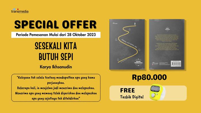 Gambar Buku Self Improvement Sesekali Kita Butuh Sepi - Transmedia Pustaka dari Bumi Fiksi Makassar Kota Makassar Tokopedia