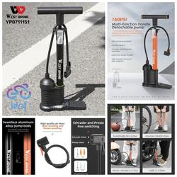 Gonfiatore CO2 WEST BIKING In Alluminio CNC Per Bicicletta - Pompa A Sfera Compatta