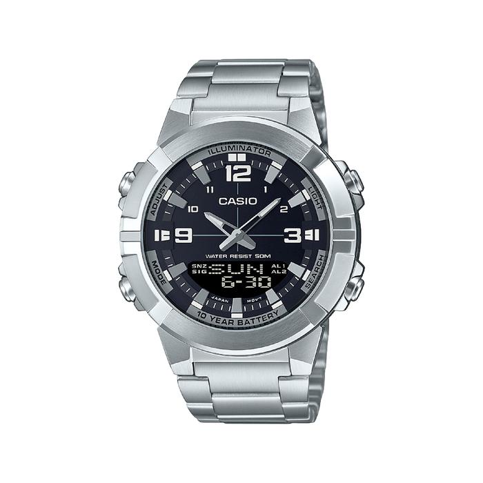 Gambar Casio Jam tangan Analog Pria Original AMW-870D-1AVDF dari Casio Official Store Kota Tangerang Selatan Tokopedia