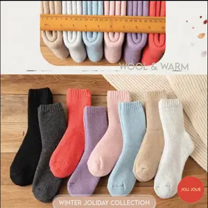 WOMEN SOCK KAOS KAKI WANITA WINTER WOOL TEBAL HANGAT