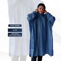 Gambar Jas Hujan Ponco Celana KHN Dewasa Sealing Press Anti Rembes - Hitam dari KHN Store Kab. Sumedang 5 Tokopedia