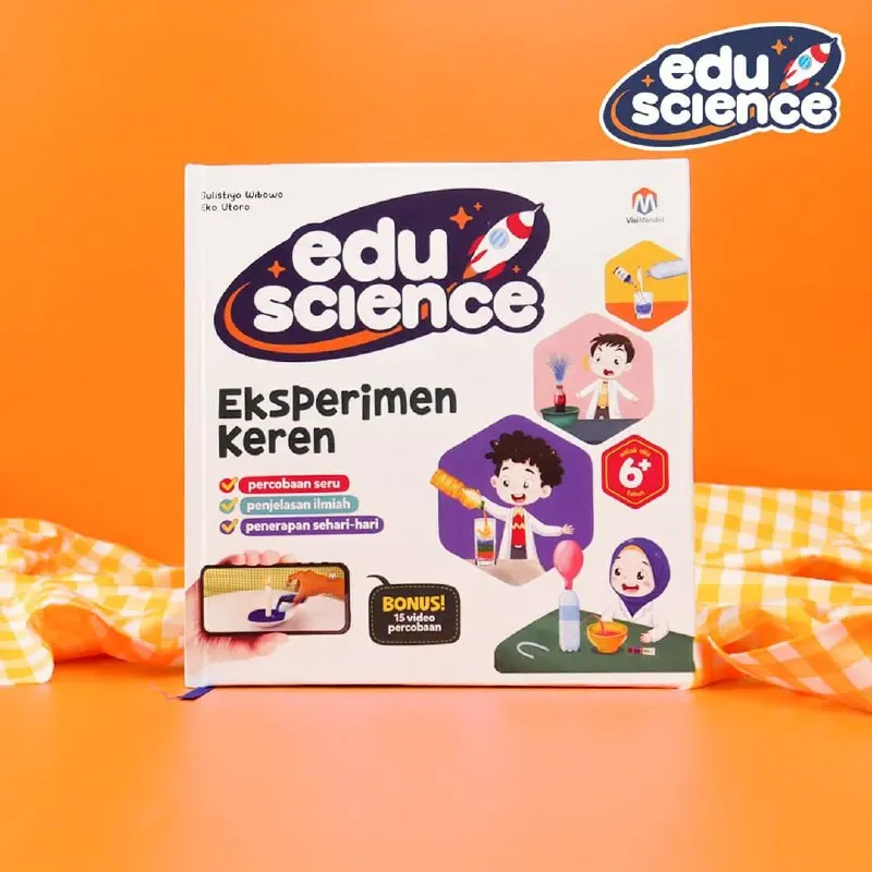 DM Bookstore - Buku Sains Anak Eduscience Eksperimen Keren untuk Anak Hardcover untuk Usia 6+ Tahun 4
