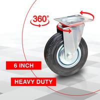 Gambar Xander Roda Karet Hitam 8 IN Hidup - RODA360 dari Kenmaster Official Store Kota Administrasi Jakarta Utara 5 Tokopedia