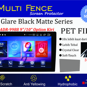 Screen Guard Head Unit Android ORCA ADR-9988 9/10" Option Kiri
