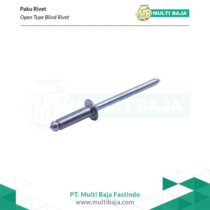 Gambar Paku Rivet Stainless Steel (304) 3/16 x 5/8" (M4.8 x 15,9) dari Multi Baja Kota Administrasi Jakarta Barat Tokopedia