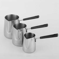 Gambar Teko Kopi Espresso Latte Art Ibrik Turkish Stainless Long Handle - 350ml dari Viv Coffee Kota Administrasi Jakarta Barat 5 Tokopedia