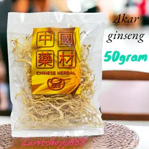 Akar Ginseng Premium 50gr / Yang Shen Xu / Yio Som Chiu