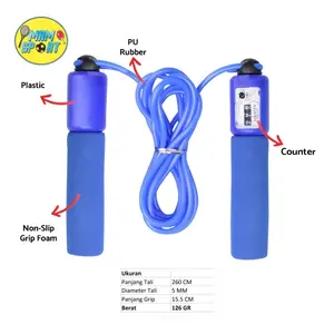 Skipping Jump Rope Tali Skiping Digital ROX DALLAS RXJ-618C Original