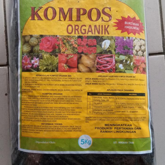 Gambar GRAB/GOJEK Media tanam SES kompos pupuk organik pot 5kg bkn rockwool dari Sumber Rejeki Karang Lewas Kab. Banyumas Tokopedia