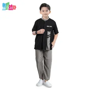 Ulikids Baju Koko Kemeja Anak Laki Laki Model Yazan Bahan KatunToyobo