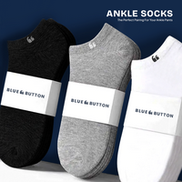 Gambar BlueButton Ankle Sock Kaos Kaki Semata Kaki - Black dari BlueButton Kota Cimahi 1 Tokopedia