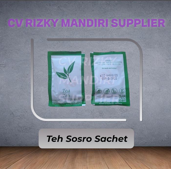 Gambar teh sosro sachet / tea sosro sachet dari RIzky Mandiri Supplier Kota Bandung Tokopedia