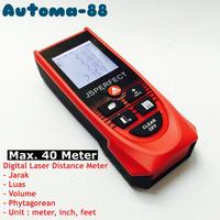 Gambar Mileseey Meteran Laser Distance Meter Digital Infrared 40 M 40M Meter dari Automa-88 Kab. Bekasi 1 Tokopedia