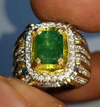 Gambar Batu Permata Natural Zamrud Emerald Beryl ZR013 Ikatan Perak Mewah dari CNC phoneshop Kota Administrasi Jakarta Pusat 1 Tokopedia