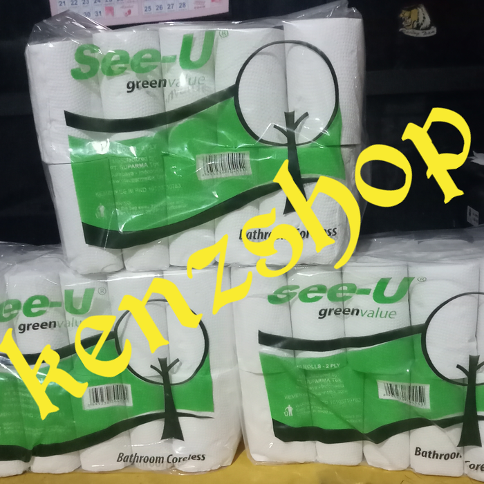 Gambar (GO-SEND / GRAB ONLY) TISSUE SEE U CORELESS _ TISSUE GULUNG _ BATHROOM dari Kenzshop Kota Administrasi Jakarta Barat Tokopedia