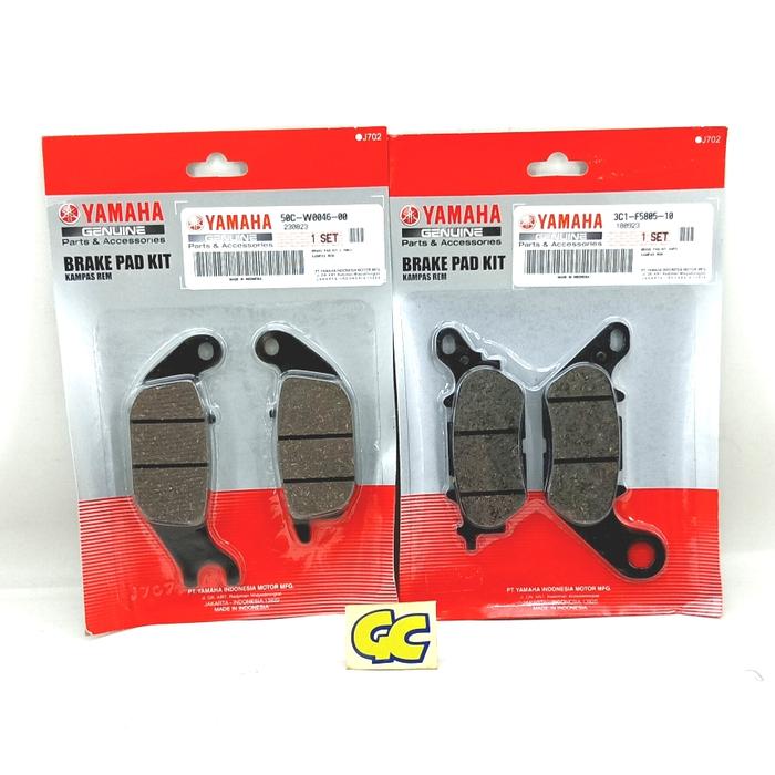 Gambar Set Kampas Rem Depan dan Belakang Yamaha Jupiter MX New Vixion NVL NVA dari Yamaha Gerbang Cahaya Kab. Bandung Tokopedia