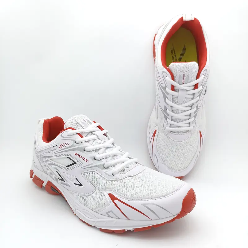 SPOTEC Sepatu Running Artikel VENTURE-putih/merah 2